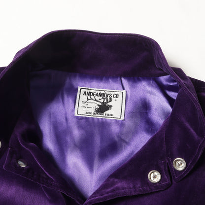 22AW 貫八別珍 ベルベット スポーツジャケット(Velvet Sports Jacket)