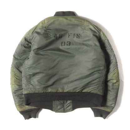 [希少モデル] 00s LION UNIFORM実名復刻 純正カスタム MA-1 フライトジャケット