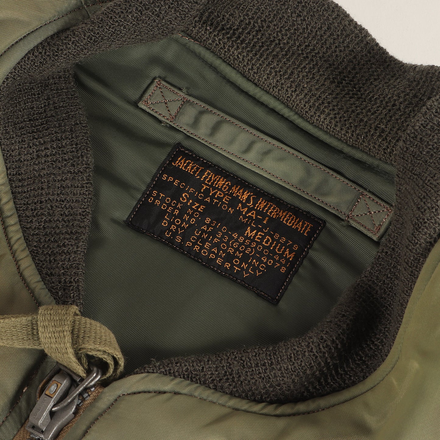 [希少モデル] 00s LION UNIFORM実名復刻 純正カスタム MA-1 フライトジャケット