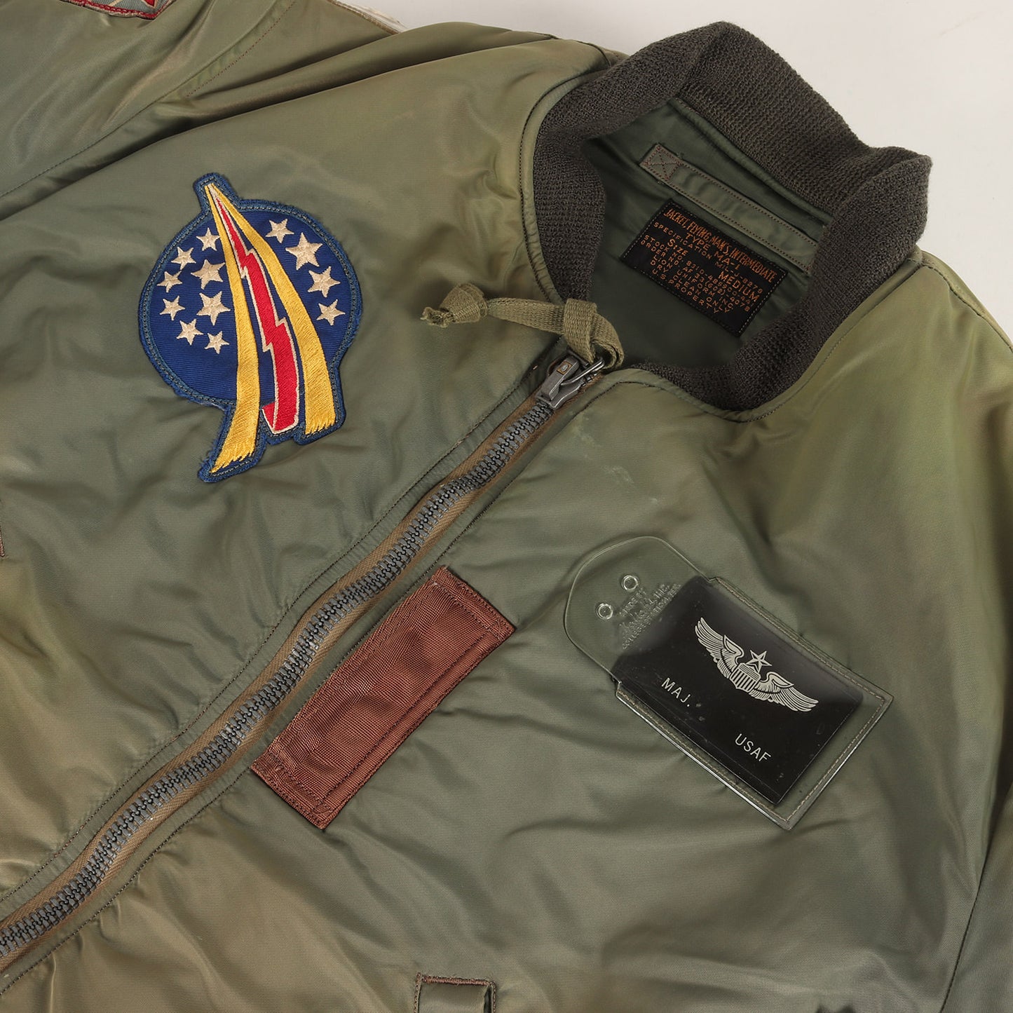 [希少モデル] 00s LION UNIFORM実名復刻 純正カスタム MA-1 フライトジャケット