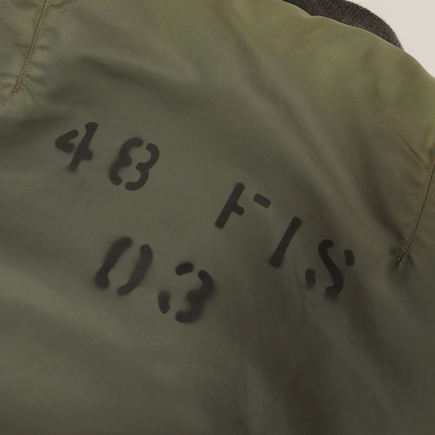 [希少モデル] 00s LION UNIFORM実名復刻 純正カスタム MA-1 フライトジャケット