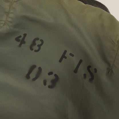 [希少モデル] 00s LION UNIFORM実名復刻 純正カスタム MA-1 フライトジャケット