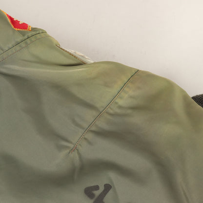 [希少モデル] 00s LION UNIFORM実名復刻 純正カスタム MA-1 フライトジャケット