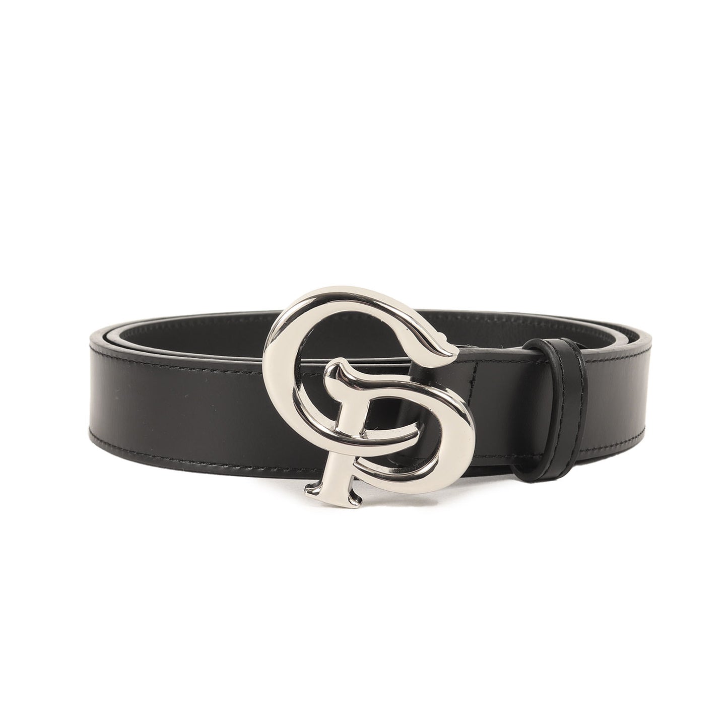 25SS CPロゴバックル レザー ベルト(Symbol Buckle Leather Belt)