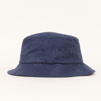 23SS レザーカット ブランドロゴ クラッシャーハット(Lasered Twill Crusher)