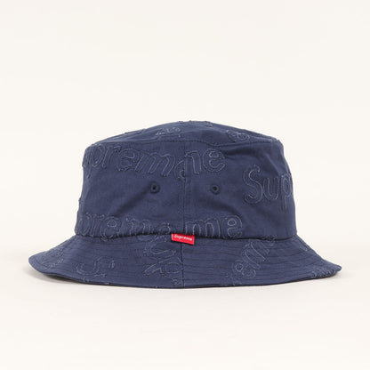 23SS レザーカット ブランドロゴ クラッシャーハット(Lasered Twill Crusher)