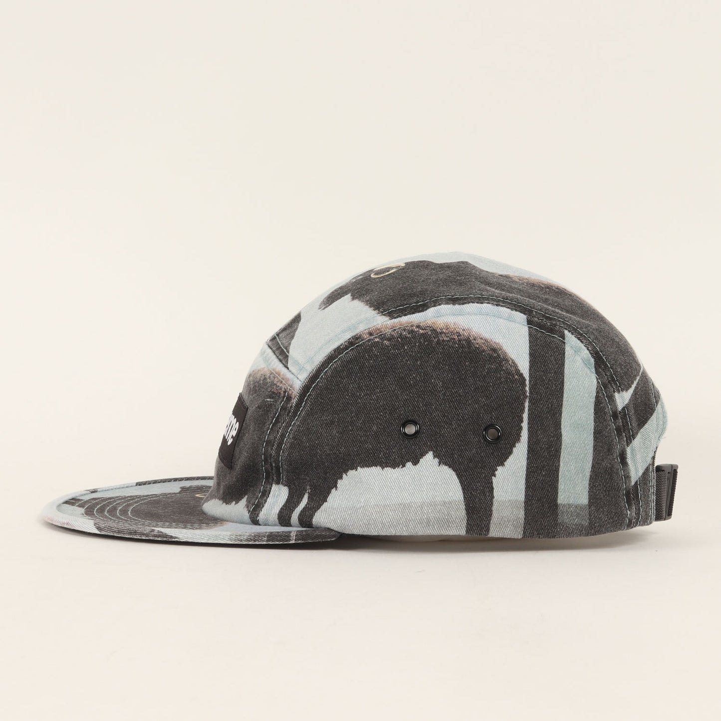 25SS ×Damien Hirst ブラックシープ柄 BOXロゴ キャンプキャップ(Camp Cap)