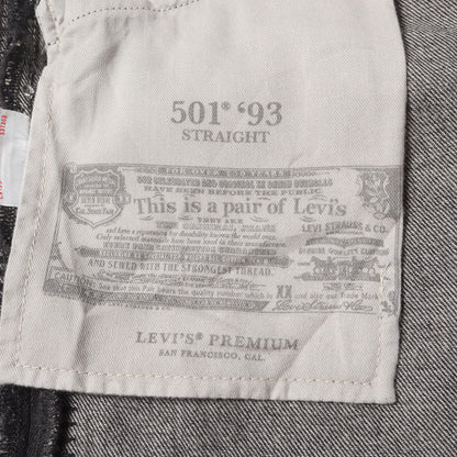 25SS ×Levi’s トライアングル刺繍 501 ブラック デニムパンツ