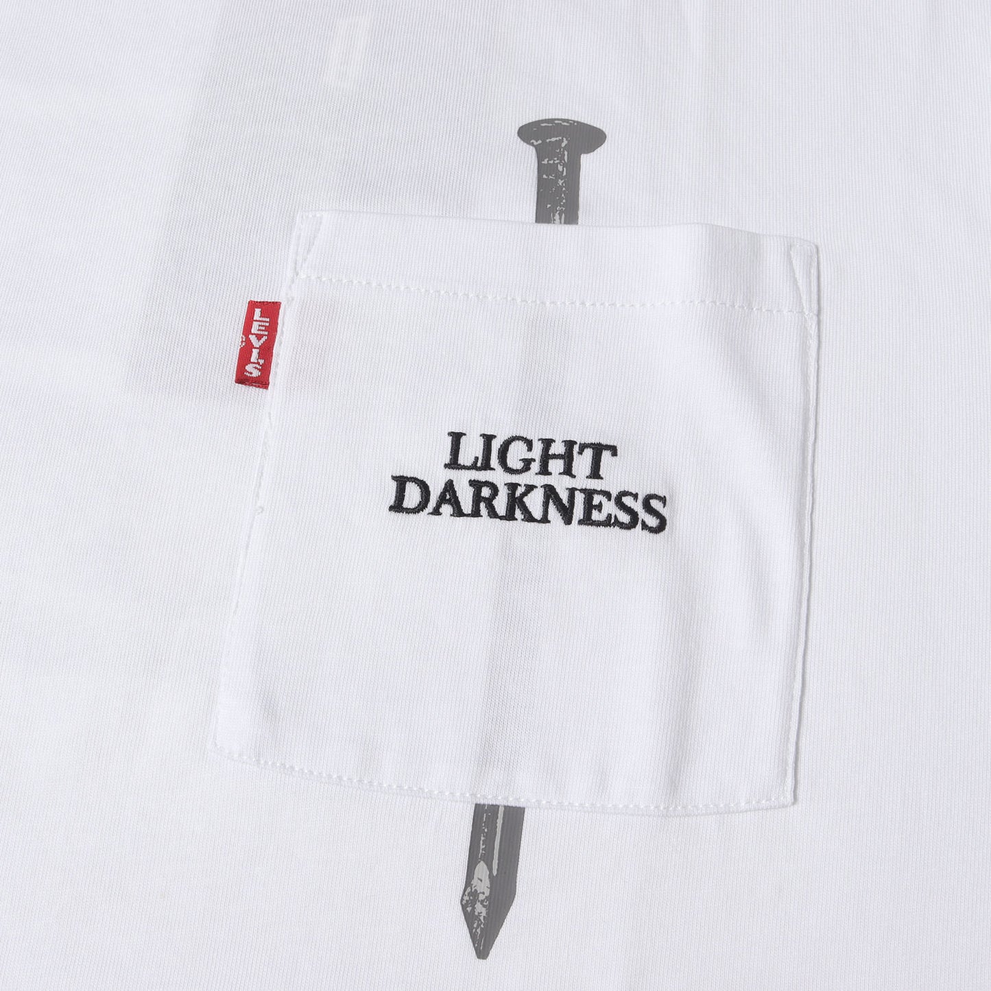 25SS ×Levi’s グラフィック ルーズフィット ポケット Tシャツ
