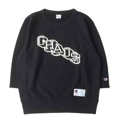 25SS ×Champion オーバーサイズ 7分袖 リバースウィーブ スウェット