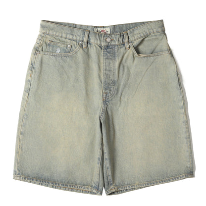 24SS ヴィンテージ加工 バギー デニムショーツ(BIG OL SHORTS DENIM)