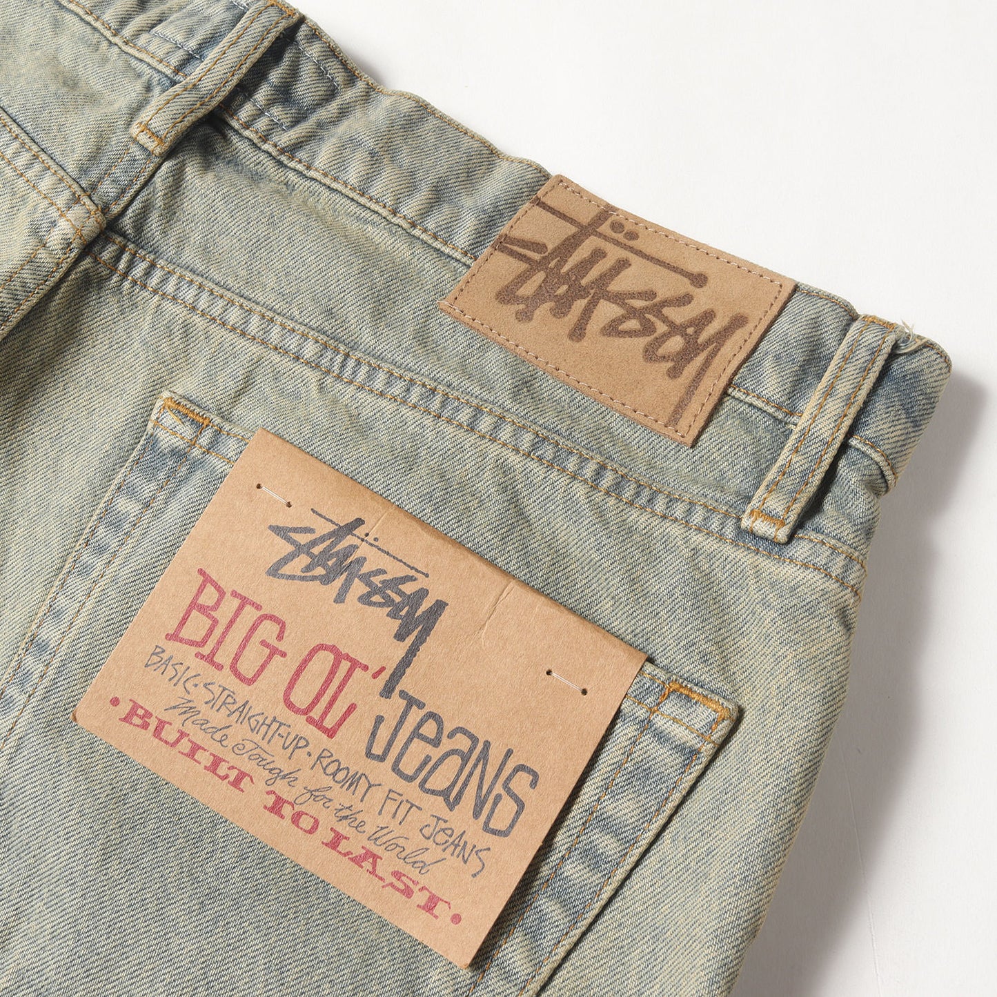 24SS ヴィンテージ加工 バギー デニムショーツ(BIG OL SHORTS DENIM)