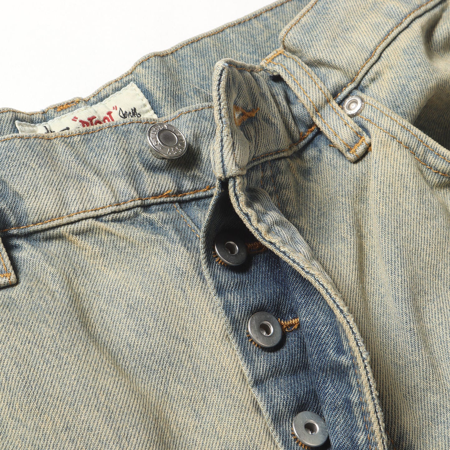 24SS ヴィンテージ加工 バギー デニムショーツ(BIG OL SHORTS DENIM)