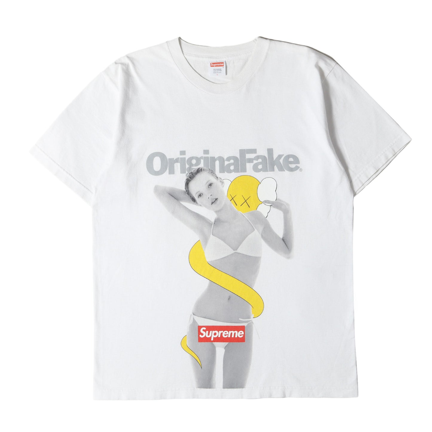 08SS 代官山 10周年記念 ×Original Fake KAWS ケイト・モス Tシャツ(Kate Moss Tee)