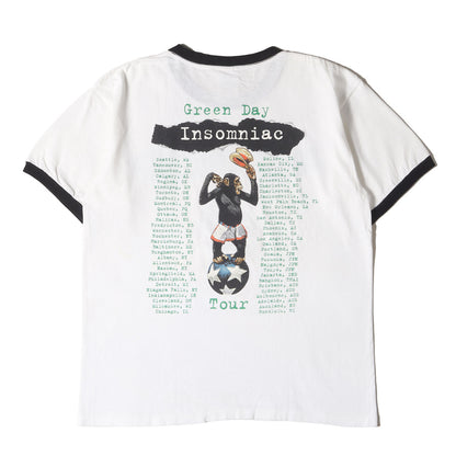 90s Green Day Insomniac Tour リンガーTシャツ(WILD OATSボディ /USA製)