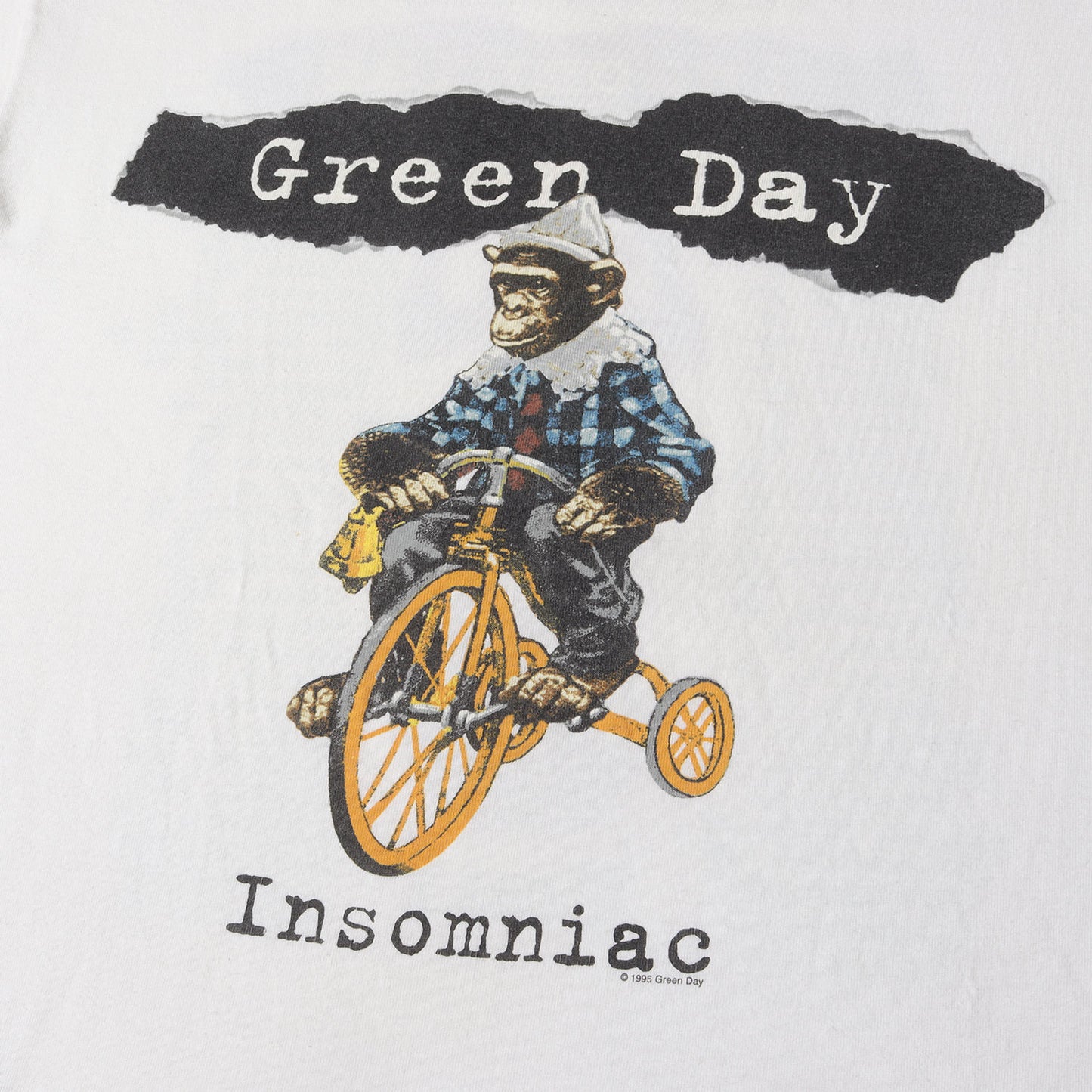 90s Green Day Insomniac Tour リンガーTシャツ(WILD OATSボディ /USA製)