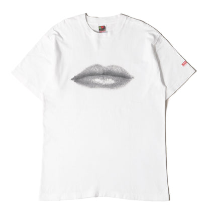 90s MAN RAY 唇 アートプリント Tシャツ(FRUIT OF THE LOOMボディ)