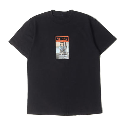90s OLD STUSSY 紺タグ SKOOLING SESSIONS フォト Tシャツ(USA製)