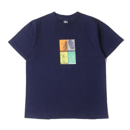 90s OLD STUSSY 紺タグ 偉人グラフィック Tシャツ(USA製)