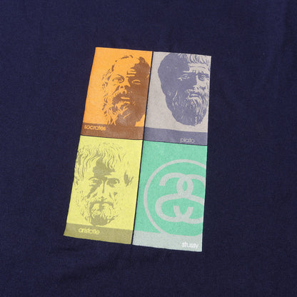 90s OLD STUSSY 紺タグ 偉人グラフィック Tシャツ(USA製)