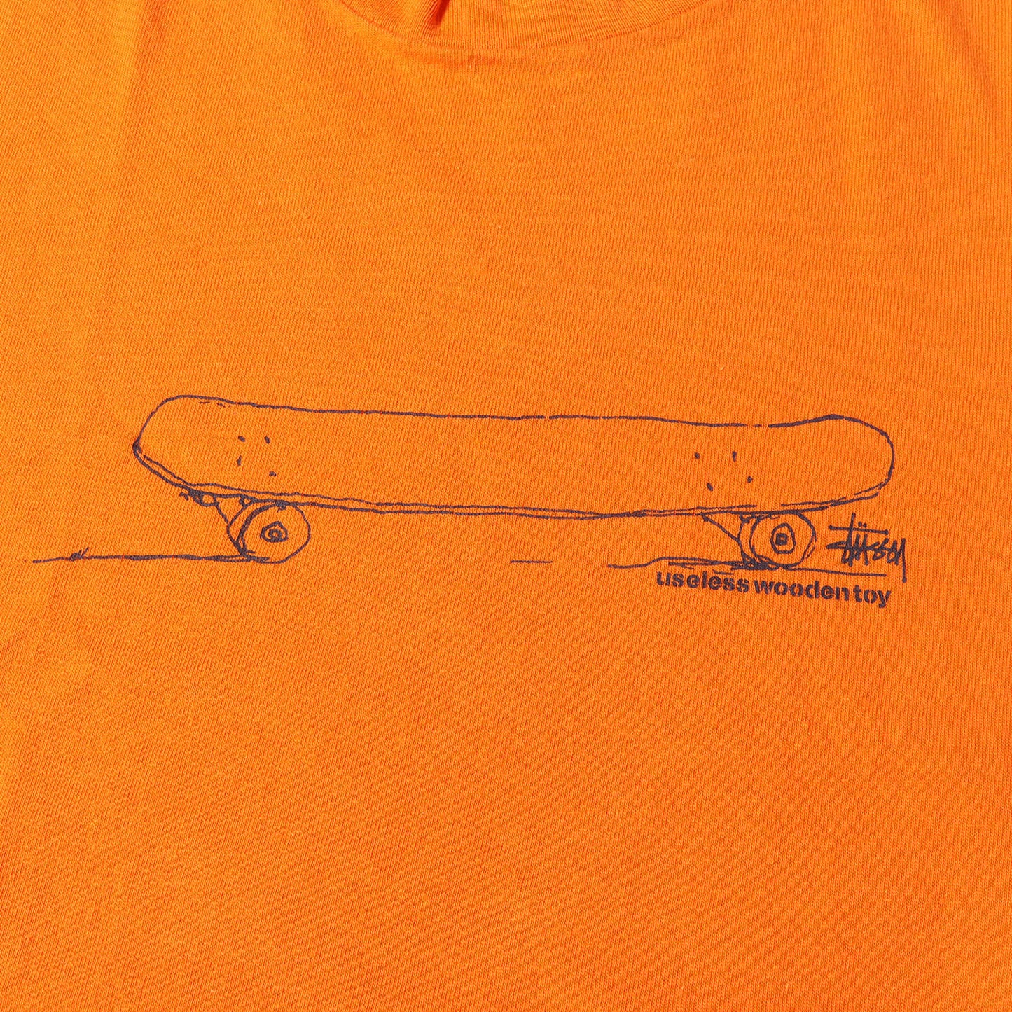 90s OLD STUSSY 紺タグ スケボーグラフィック Tシャツ(USA製)