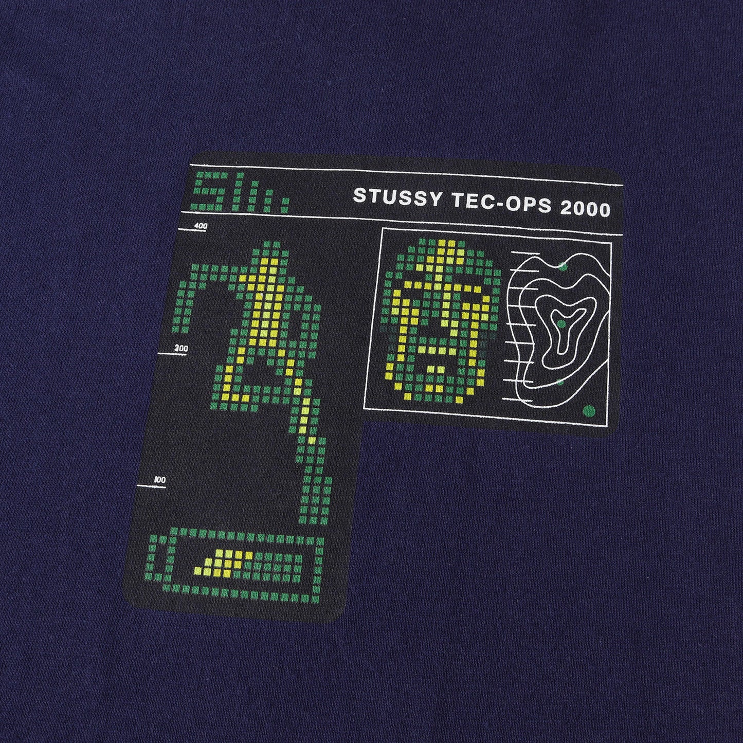 00s 紺タグ デジタルグラフィック Tシャツ(USA製)