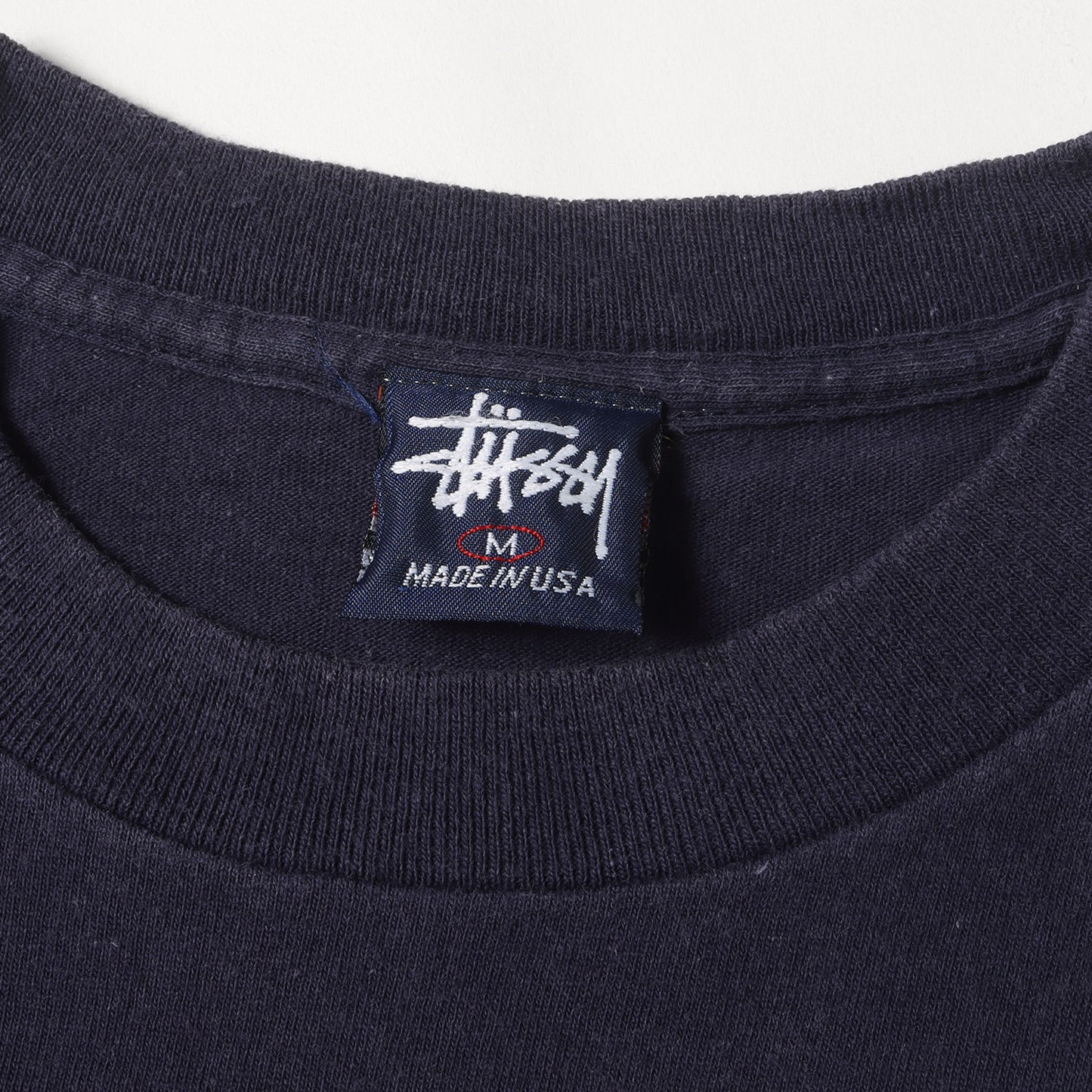 90s OLD STUSSY 紺タグ オールドフォト Tシャツ(USA製)