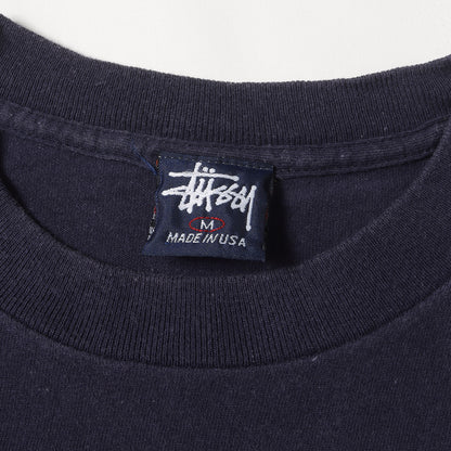 90s OLD STUSSY 紺タグ オールドフォト Tシャツ(USA製)