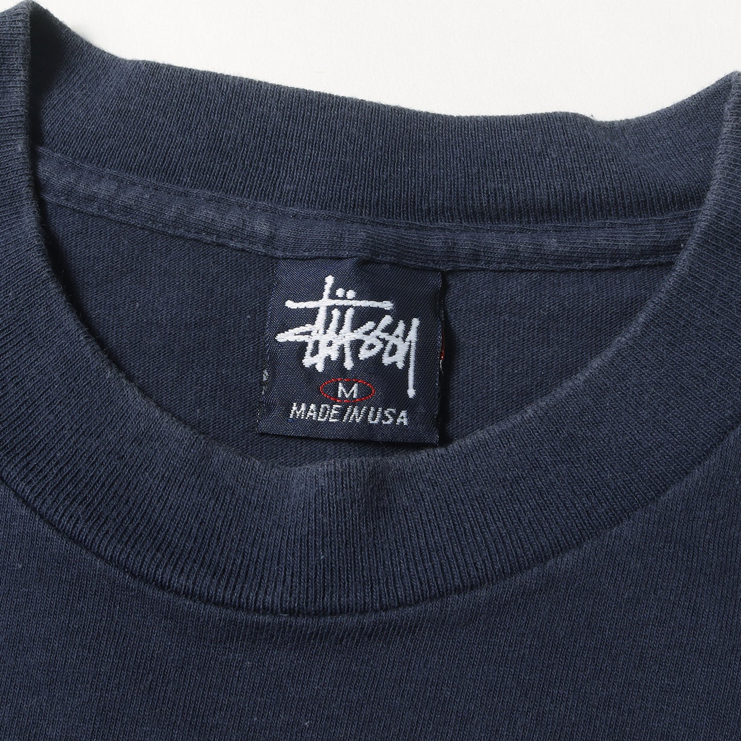 90s OLD STUSSY 紺タグ チェス グラフィック Tシャツ(USA製)