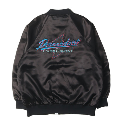 20SS ロゴ刺繍 サテン スタジャン(ECHO SATIN JACKET)