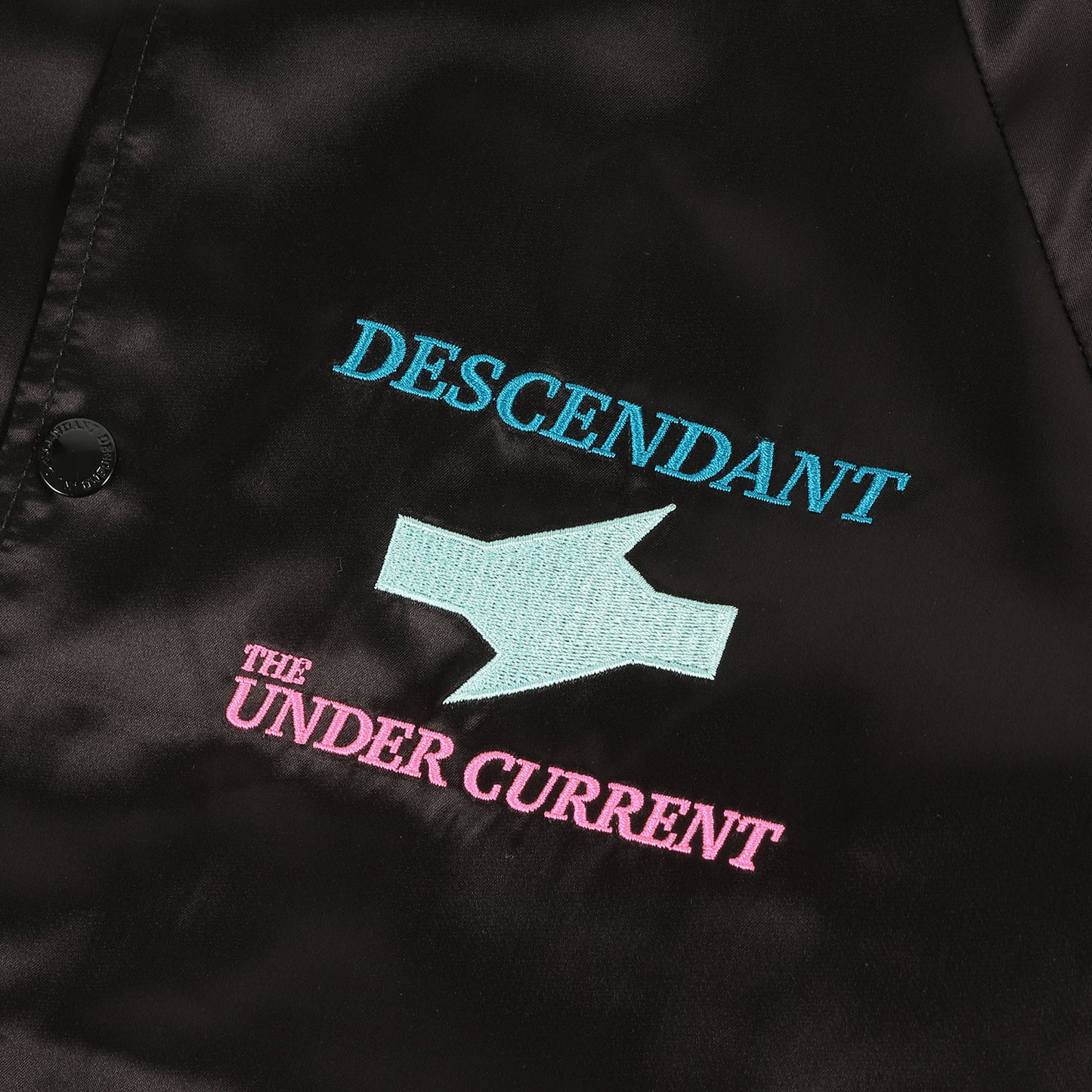 20SS ロゴ刺繍 サテン スタジャン(ECHO SATIN JACKET)