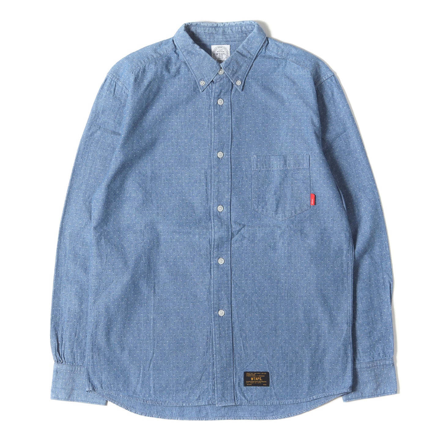 ドット シャンブレーボタンダウンシャツ(DOTS L/S)