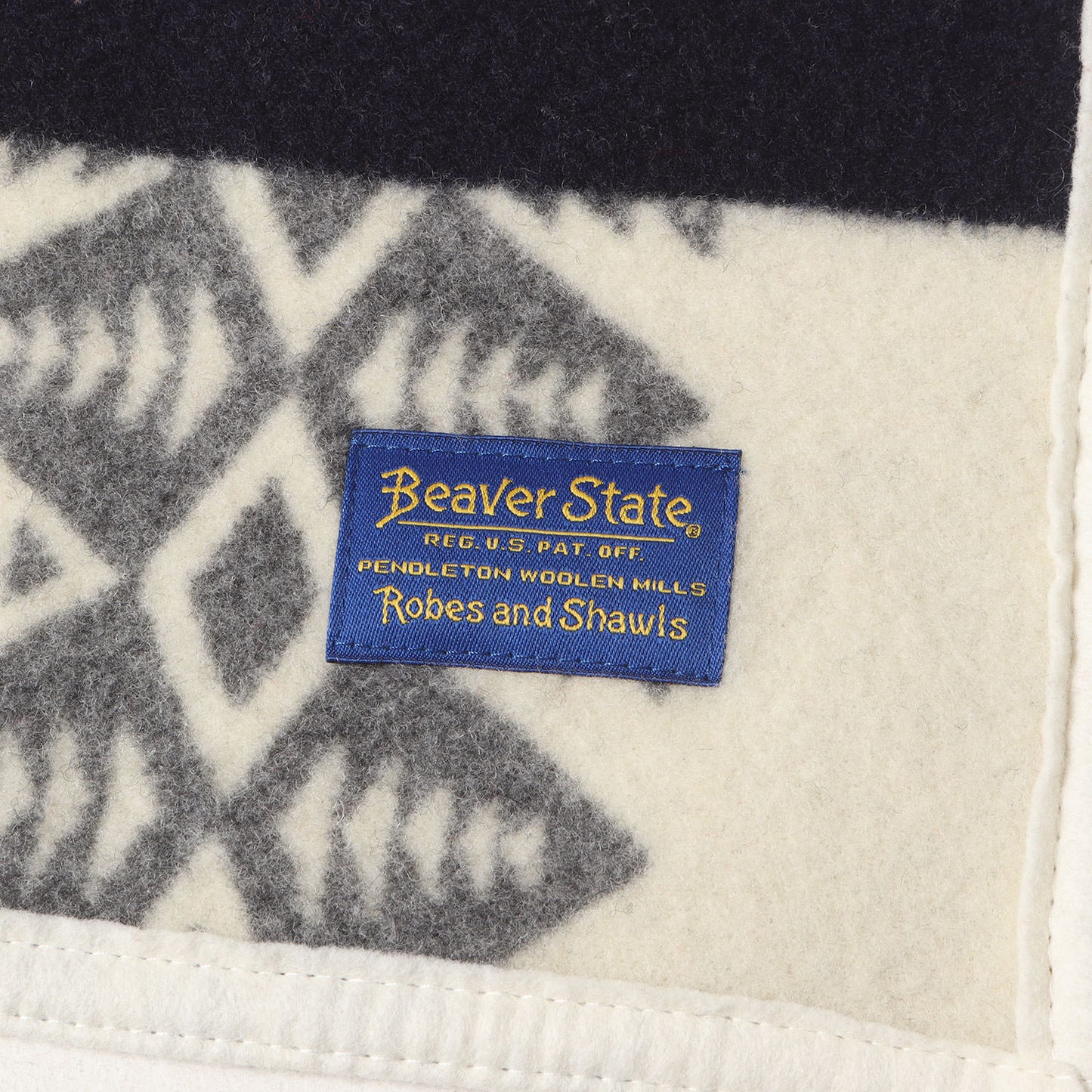 Beaver State ネイティブ柄 スモール ウール ブランケット