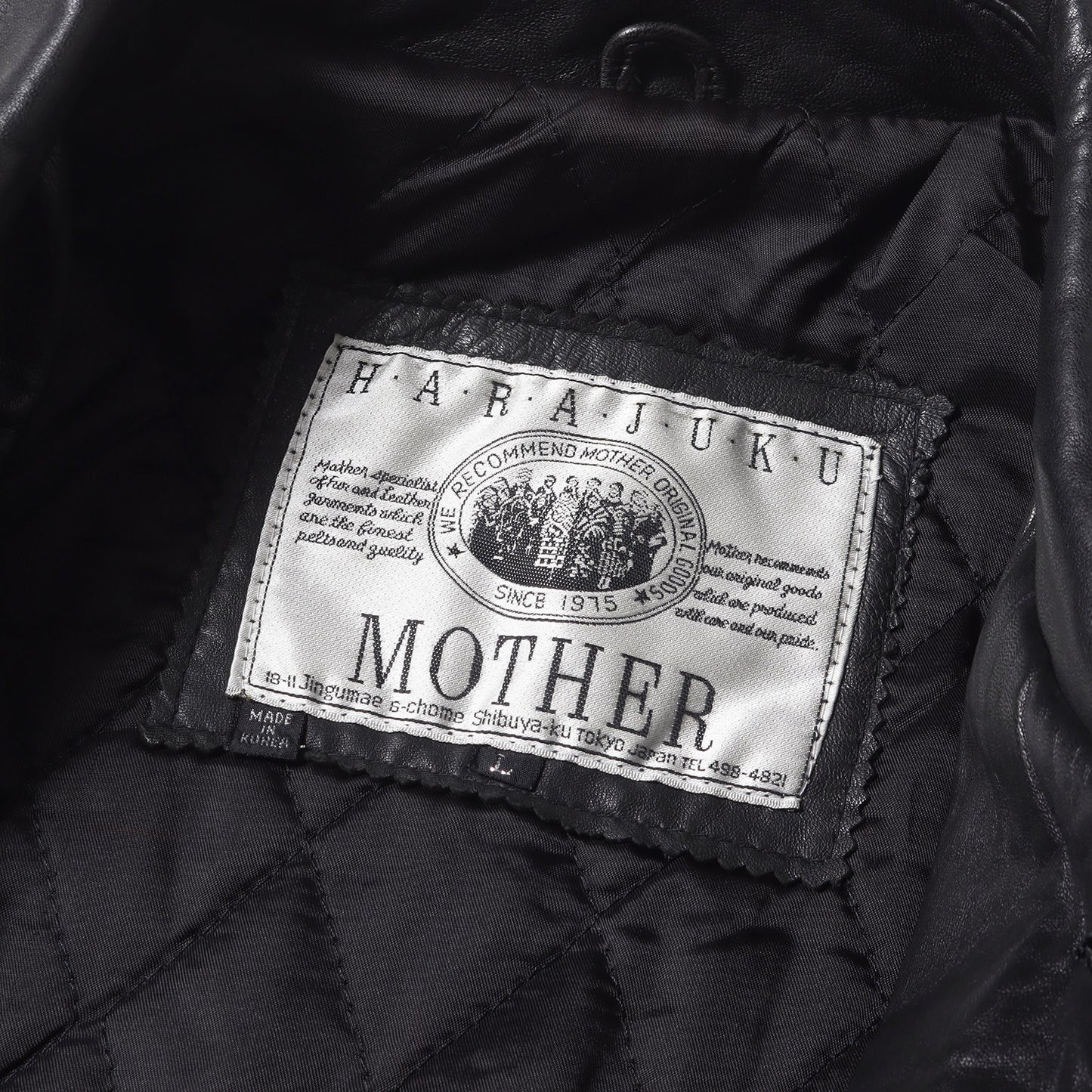 90s シープスキンレザー カーコート HARAJUKU MOTHER
