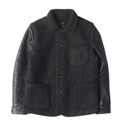 袖レザー ビーチクロス シューティングジャケット(Russell Shooting Jacket)