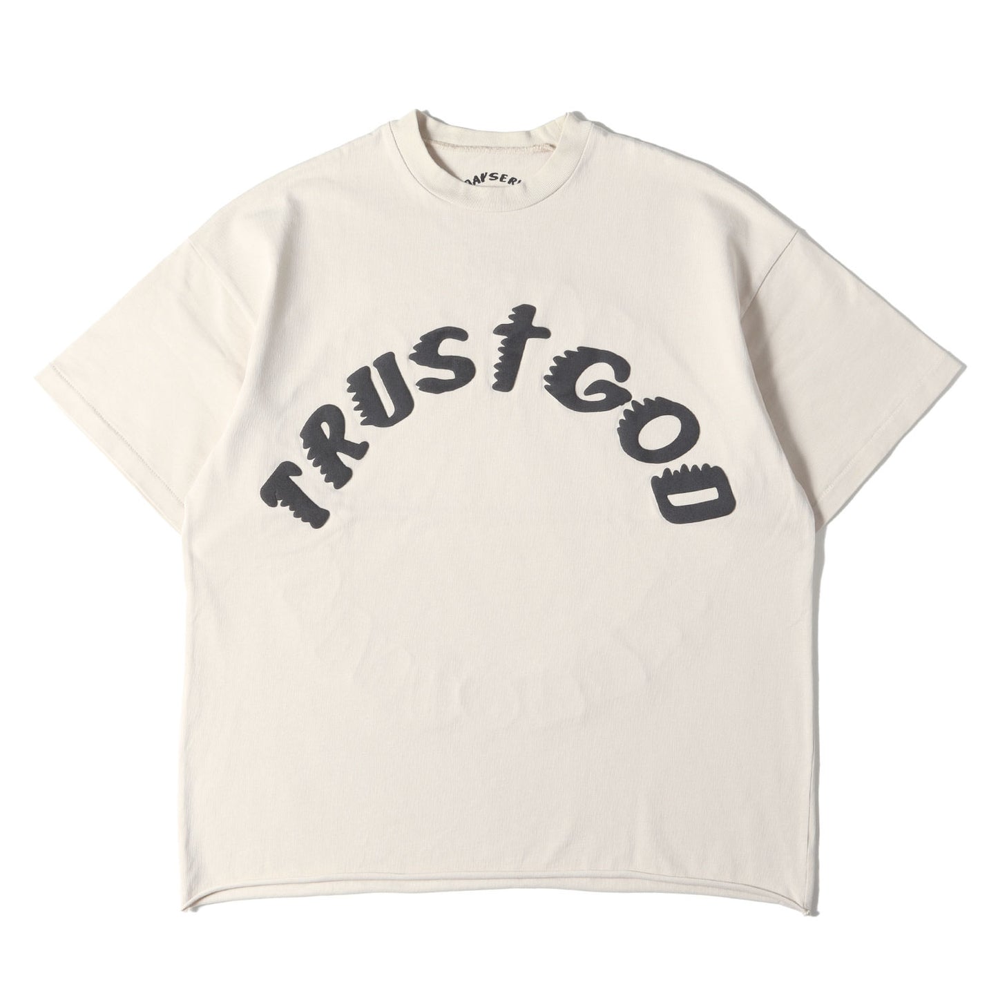 ×Kanye West Trust God Sunday Service 発泡プリント ヘビー Tシャツ