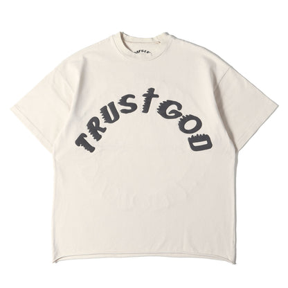 ×Kanye West Trust God Sunday Service 発泡プリント ヘビー Tシャツ