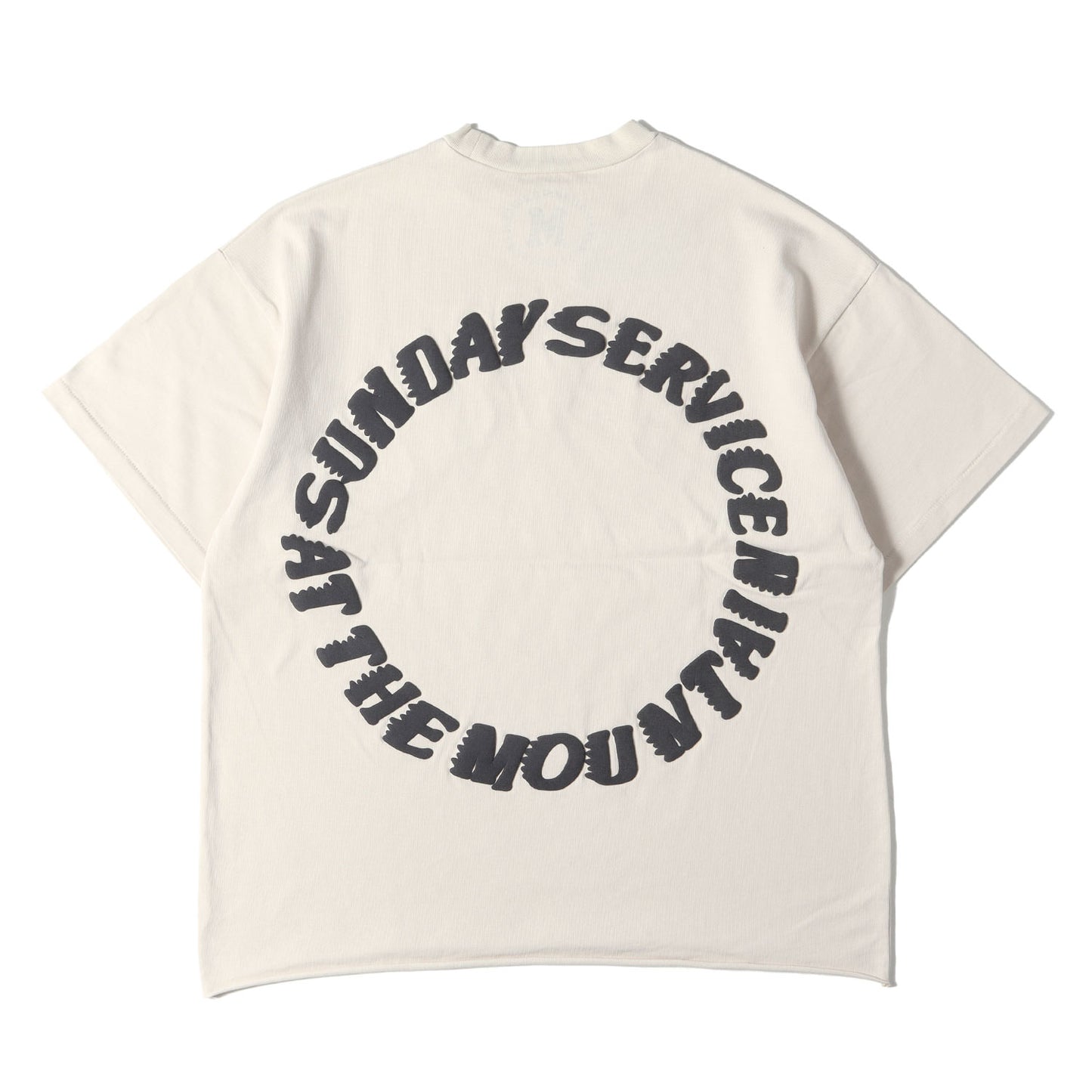 ×Kanye West Trust God Sunday Service 発泡プリント ヘビー Tシャツ