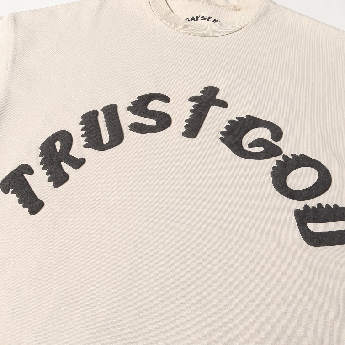 ×Kanye West Trust God Sunday Service 発泡プリント ヘビー Tシャツ