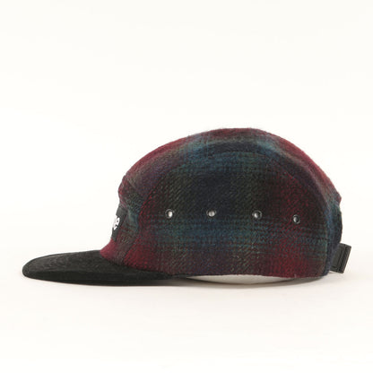 ×WoolRich スウェードバイザー シャドーチェック キャンプキャップ(Shadow Plaid Camp Cap)