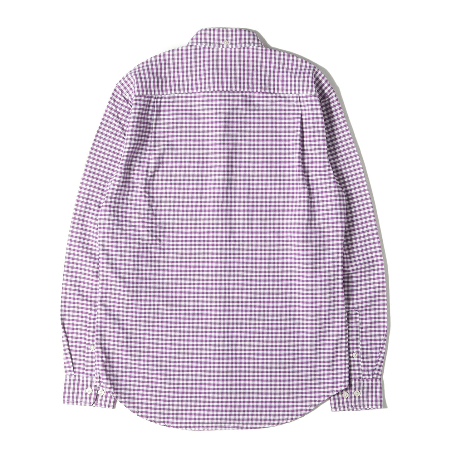 ギンガムチェック ボタンダウンシャツ