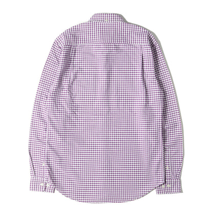 ギンガムチェック ボタンダウンシャツ