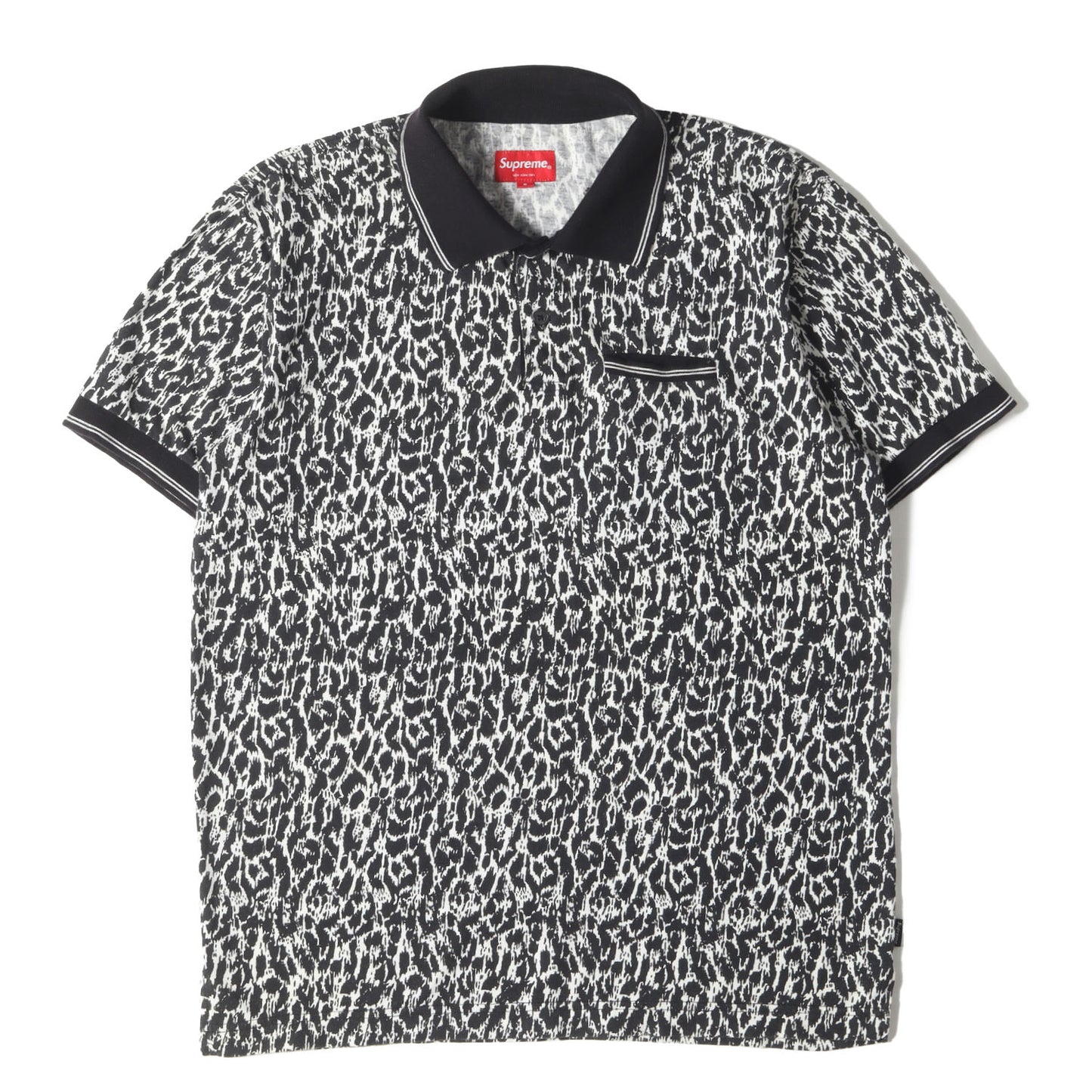 レオパード柄 ポロシャツ(Leopard Polo)