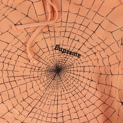 スパイダーウェブ柄 スウェットパーカー(Spider Web Hooded Sweatshirt)