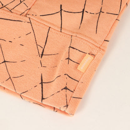 スパイダーウェブ柄 スウェットパーカー(Spider Web Hooded Sweatshirt)