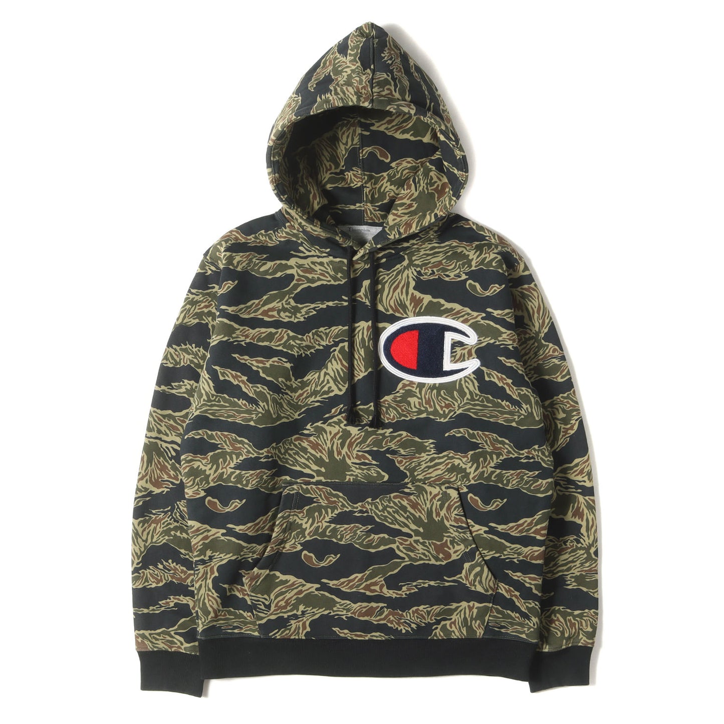 ×Champion タイガーカモ スウェットパーカー(Pullover)