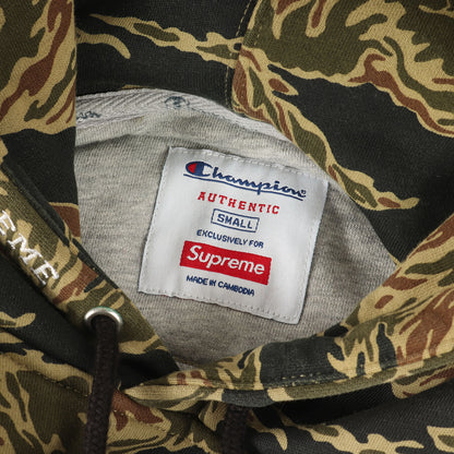 ×Champion タイガーカモ スウェットパーカー(Pullover)