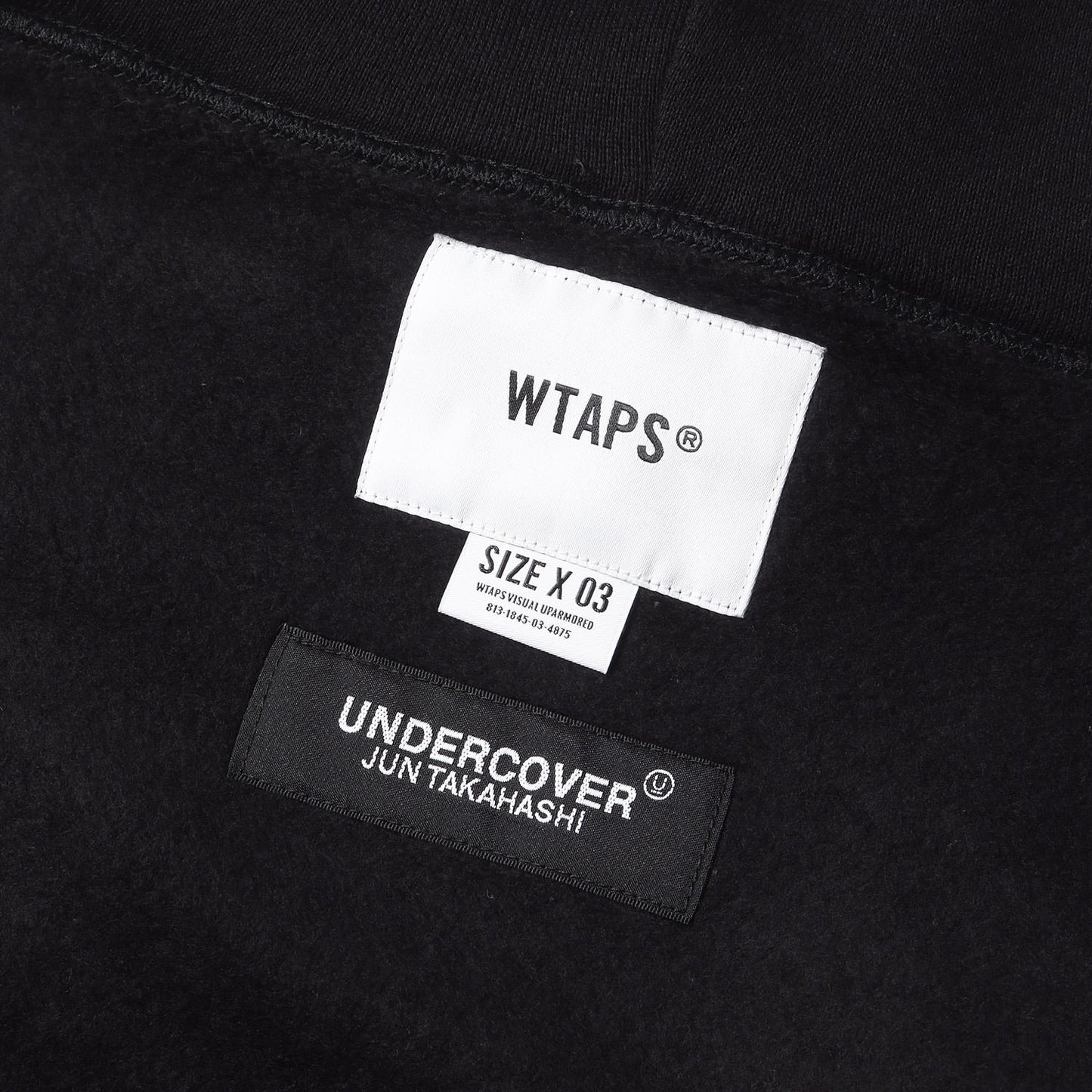21AW ×UNDERCOVER リバース スウェットパーカー(GIG / HOODED)