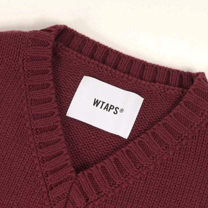 23AW Vネック ニットベスト(DITCH / VEST / ACRYLIC. SIGN)