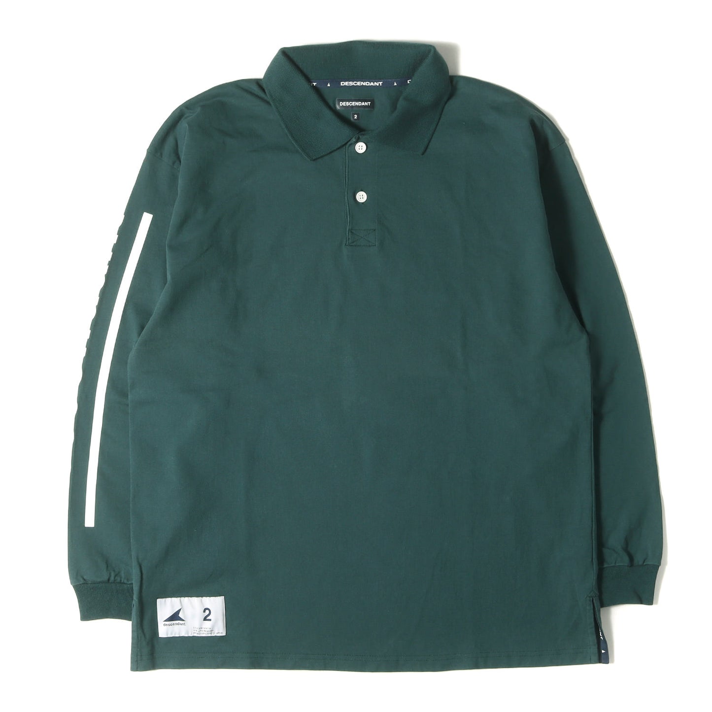 23SS ブランドロゴ ロングスリーブ ポロシャツ(HORIZONTAL POLO LS)